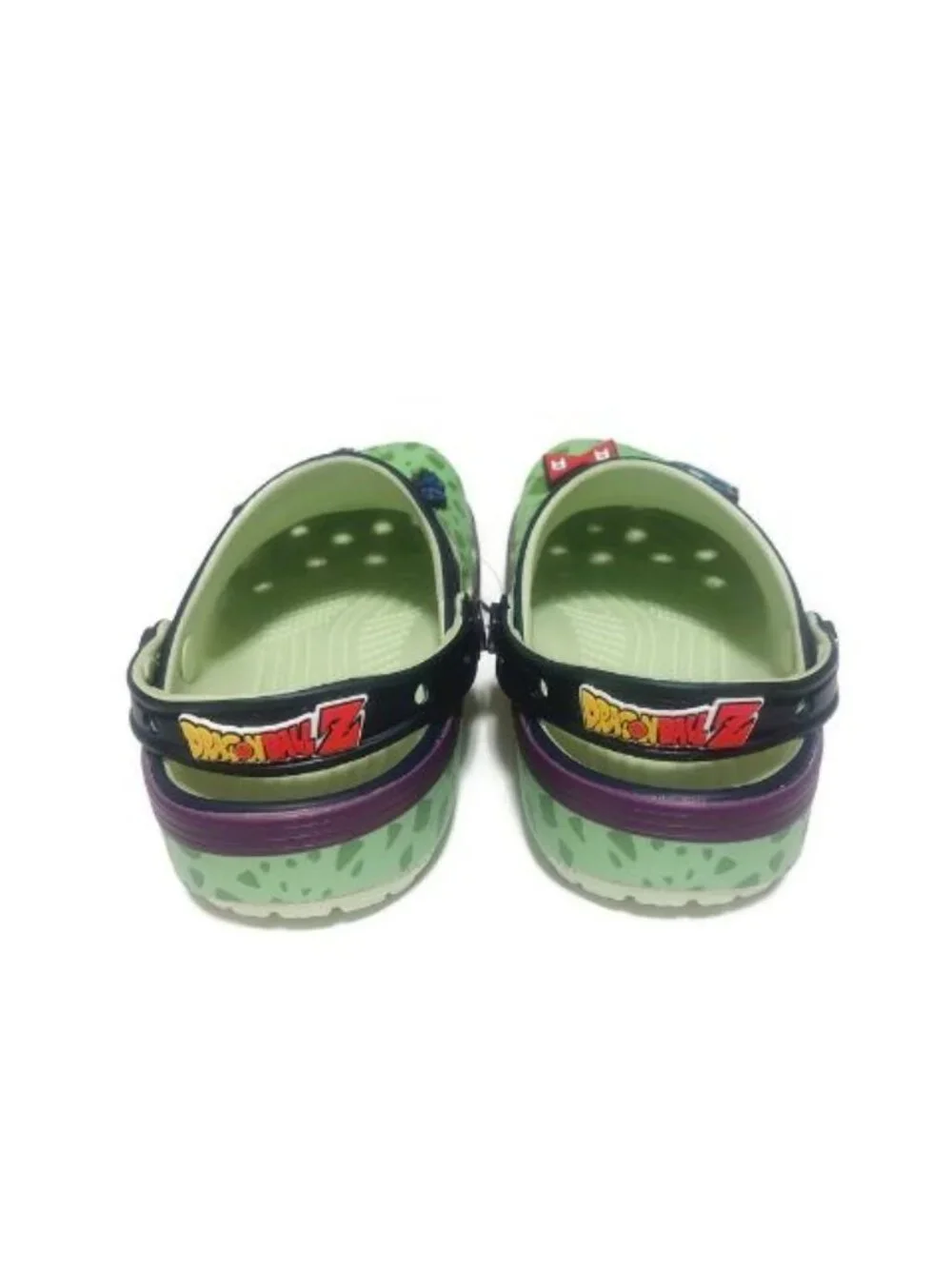 CROCS Dragon Ball Z Cell Classic Clog Mens 7 Womens 9 Sandals Croslite Green NWT